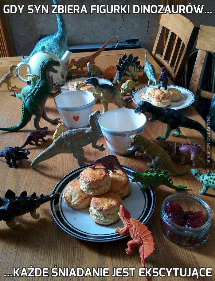 Gdy syn zbiera figurki dinozaurów...