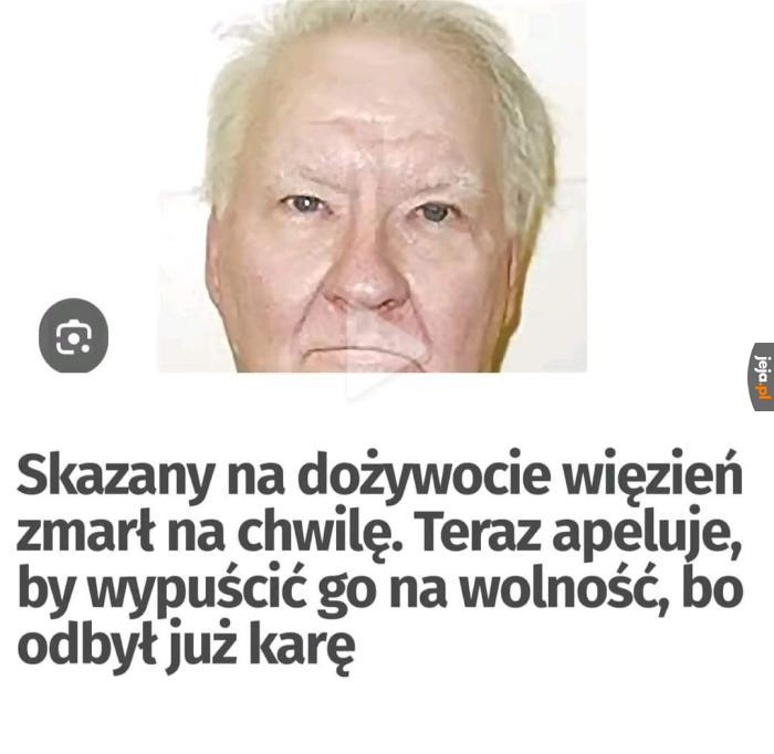Dlatego daje się parę kar dożywocia