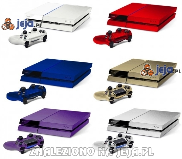 Gdyby PlayStation 4 była dostępna w różnych kolorach