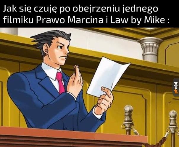 Prawo Marcina i Prawo Michała pomagają w prawie