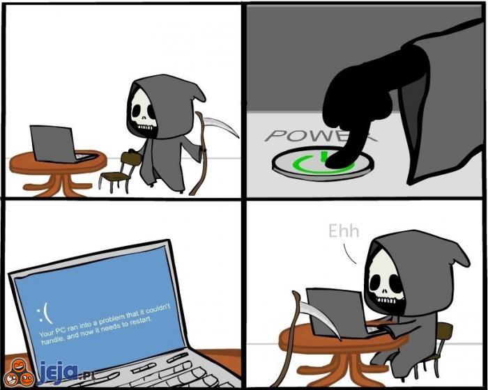 Kiedy śmierć dotyka komputera