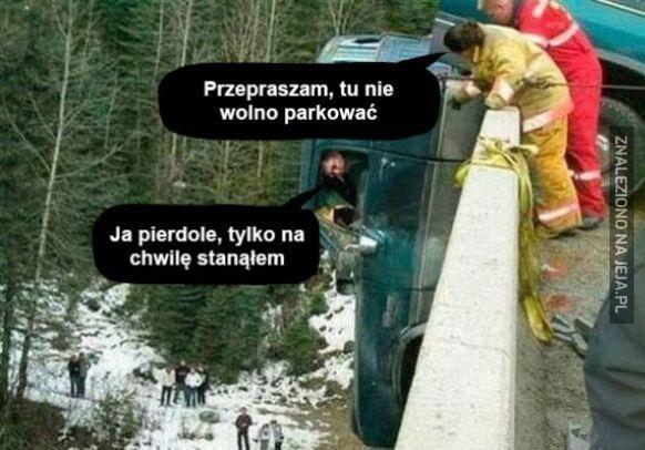 Zwisają mu zakazy parkowania