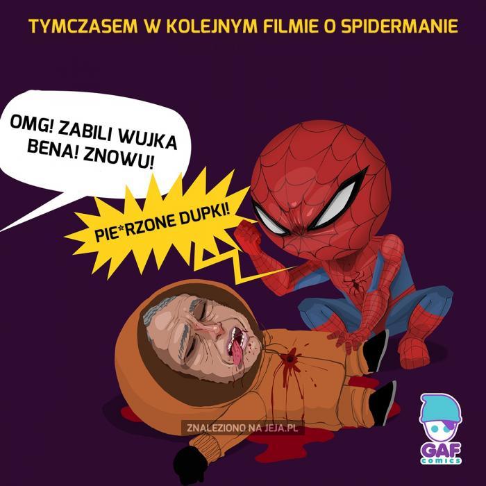 Tymczasem w kolejnym filmie o Spidermanie