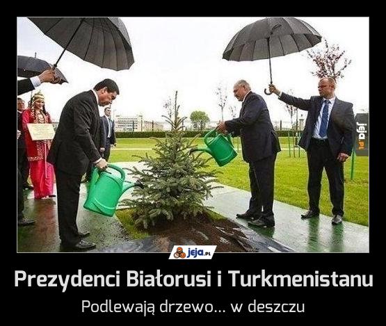 Prezydenci Białorusi i Turkmenistanu