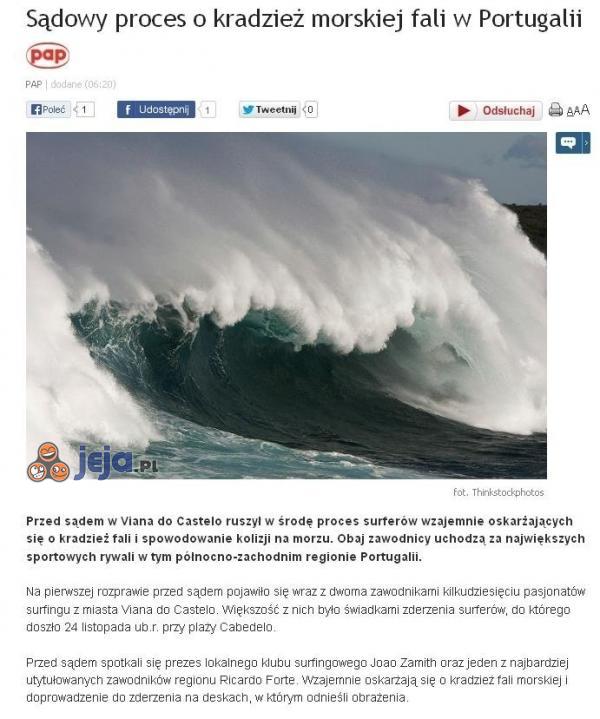 Ciekawy proces w Portugalii