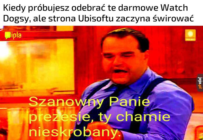 Chce moją grę!