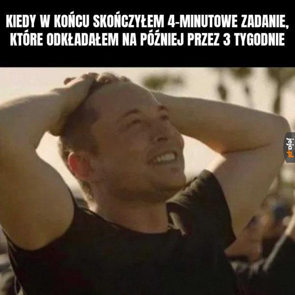 Teraz pora zacząć odkładać inne zadanie