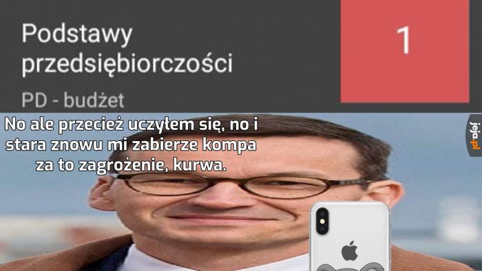 Mamo, przysięgam, nie wiem, skąd ta jedynka