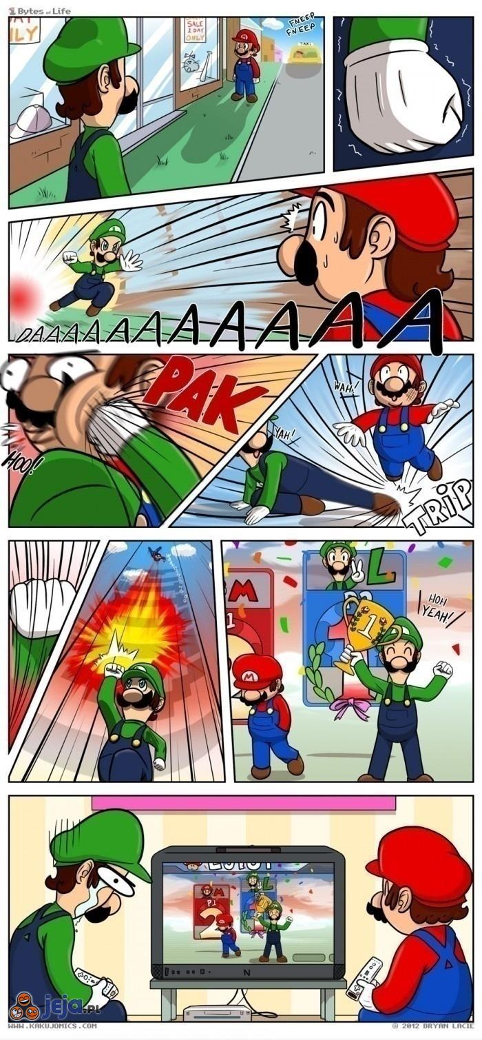 Luigi zawsze był tym gorszym