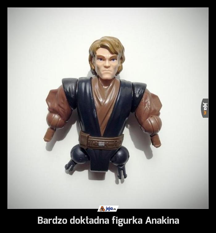 Bardzo dokładna figurka Anakina