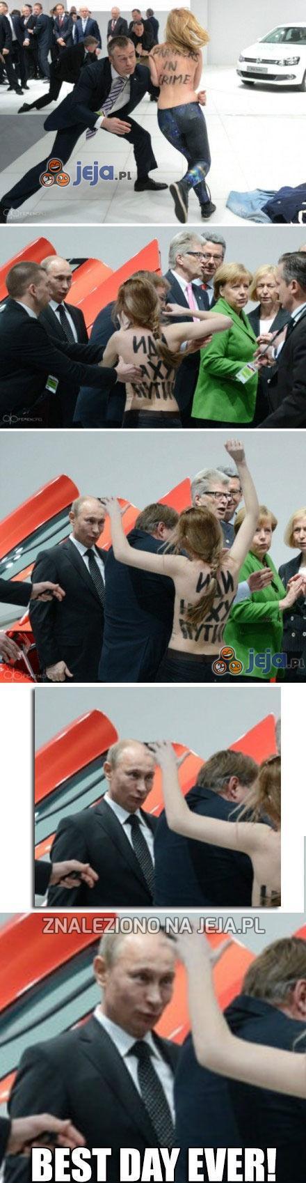 Putin vs feministka
