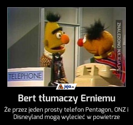 Bert tłumaczy Erniemu