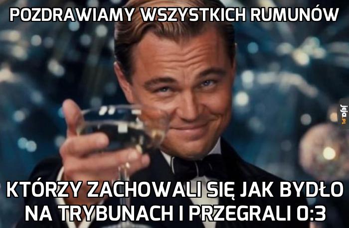 Pozdrawiamy wszystkich Rumunów