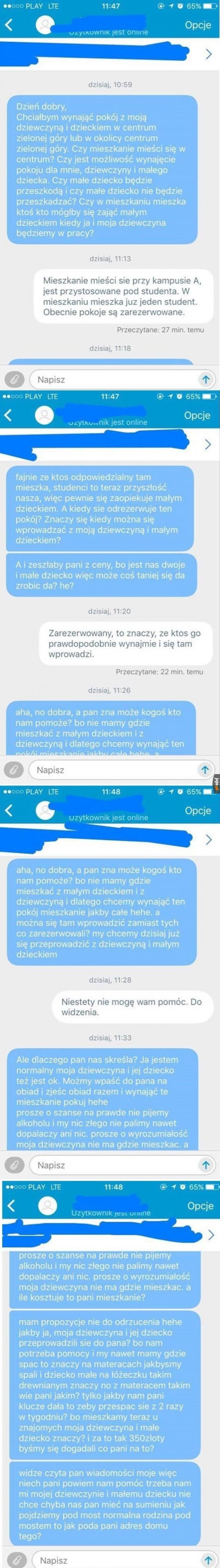 Gdyby ktoś nie doczytał, to mają małe dziecko