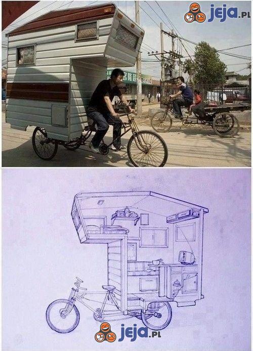 Dom na rowerze
