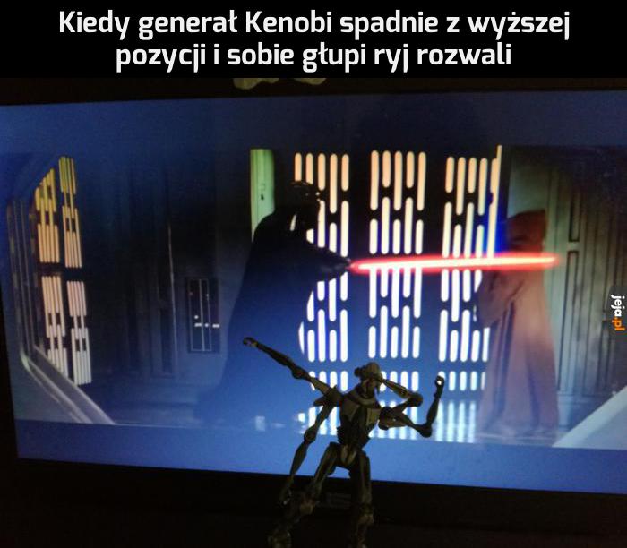 Go mieczem świetlnym wojuje, ten od miecza świetlnego ginie