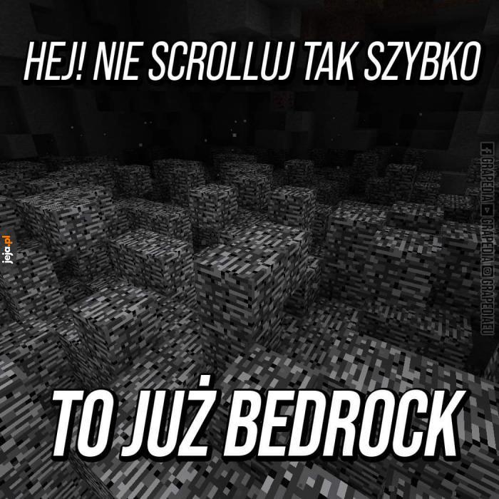 Lepiej nie schodzić za nisko