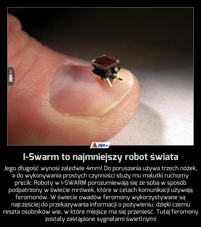 I-Swarm to najmniejszy robot świata