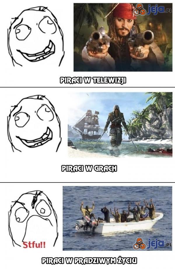 Piraci w prawdziwym życiu