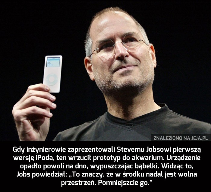 Steve Jobs i pierwszy iPod