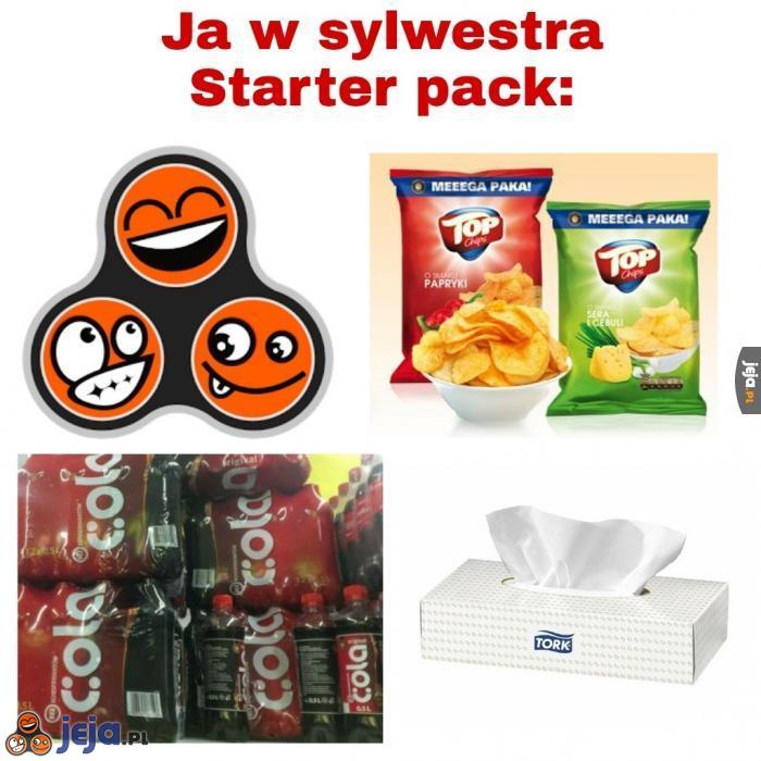 Sylwester starter pack