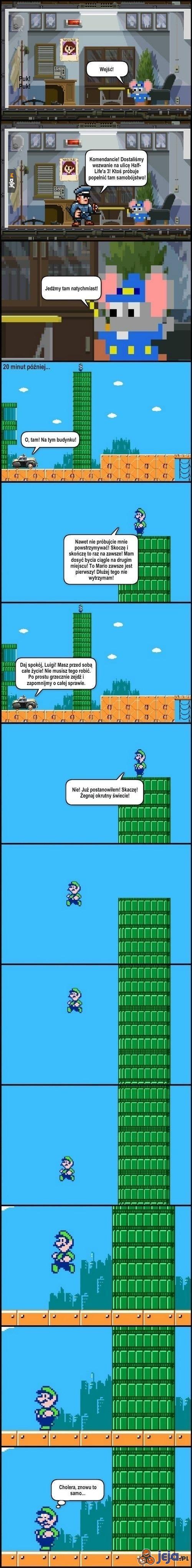 Luigi popełnia samobójstwo