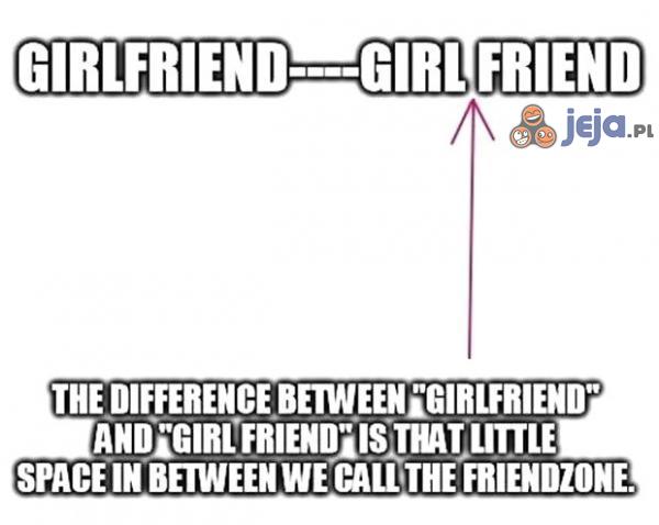 Różnica między "girlfriend" a "girl friend"