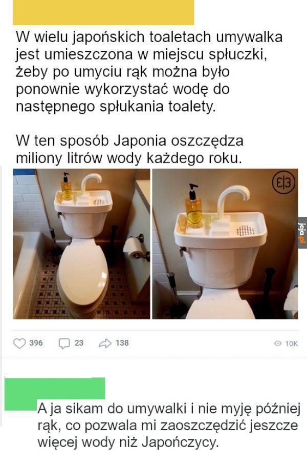 Oszczędny eko człowiek