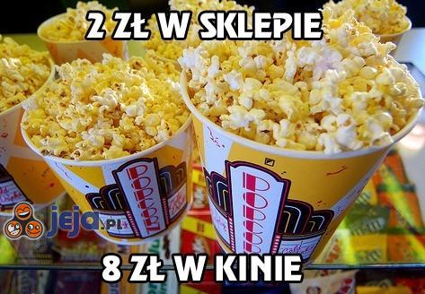 Cena popcornu