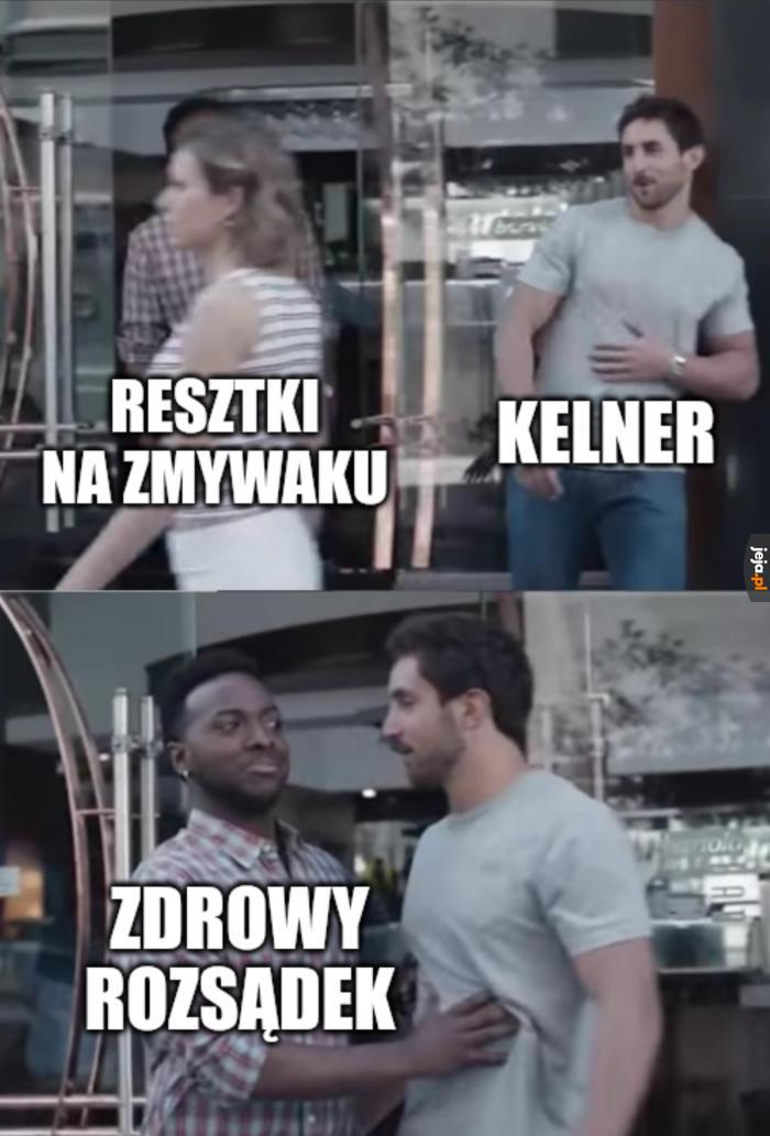 Proszę nie dokarmiać kelnerów!!!