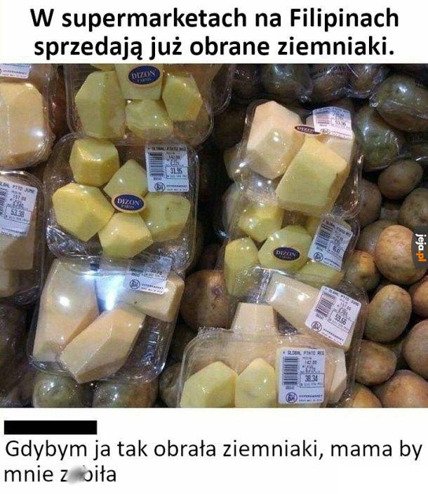 Gdzie to tyle ziemniaki ściąć