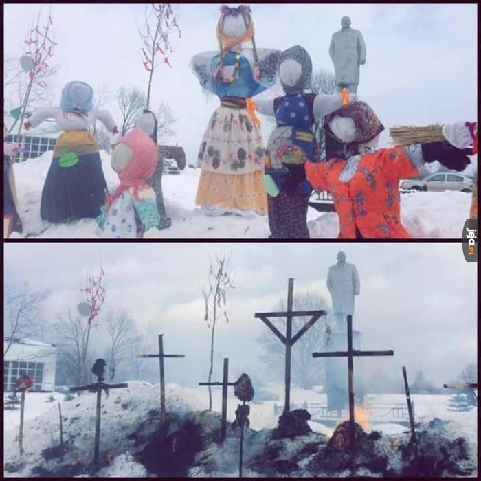 Pożegnanie zimy w Rosji