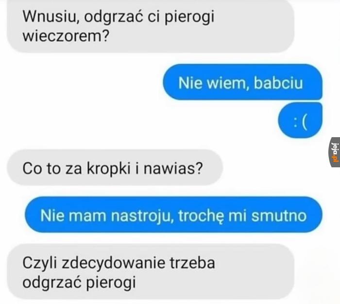 🥟 Pieróg nie pyta, pieróg rozumie