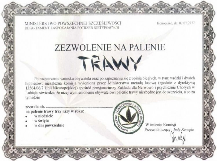 Zezwolenie na palenie trawy