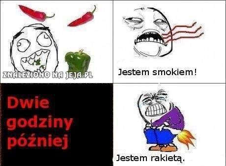 Jedzenie papryczek