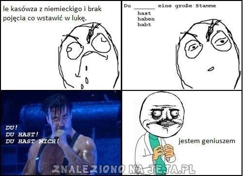 Klasówka z niemieckiego