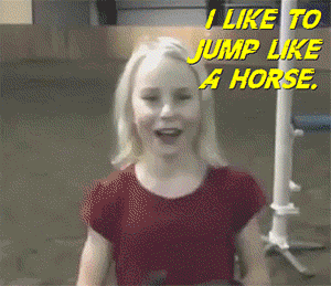 Lubię skakać jak koń