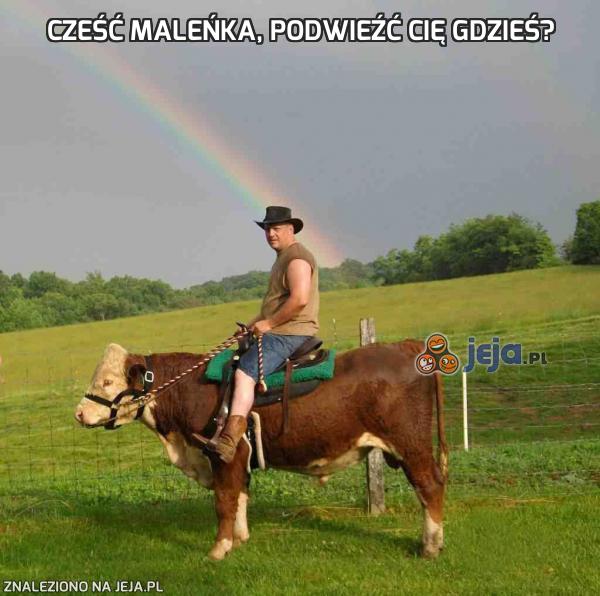 Cześć maleńka, podwieźć Cię gdzieś?