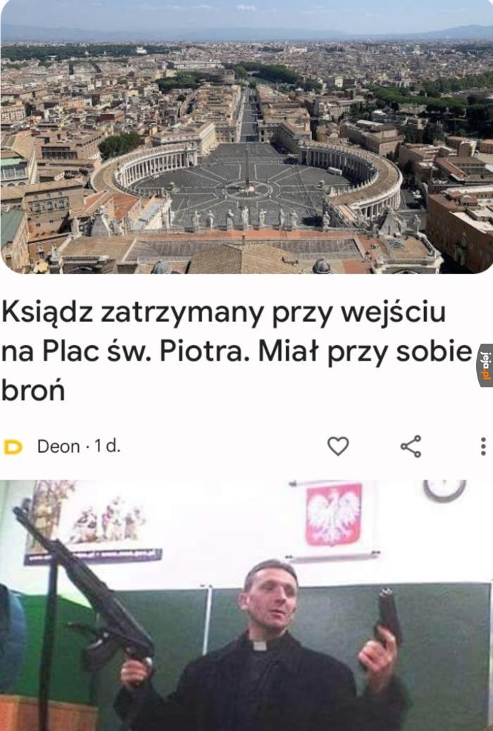 Może chciał wprowadzić jakieś reformy, a tu od razu zatrzymanie...