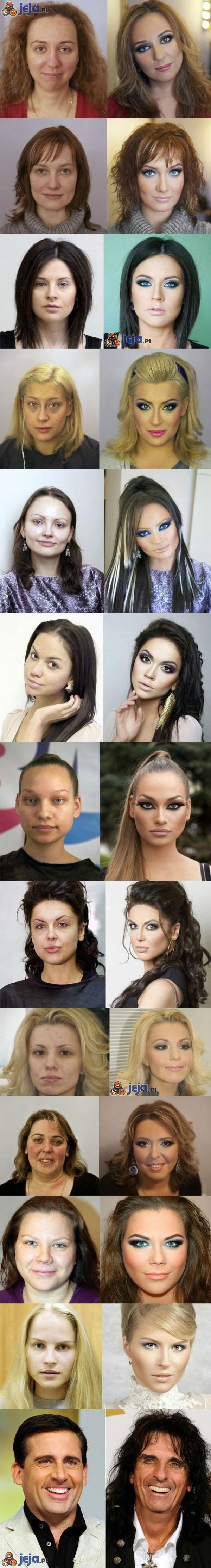 Makijaż naprawdę potrafi zmienić człowieka