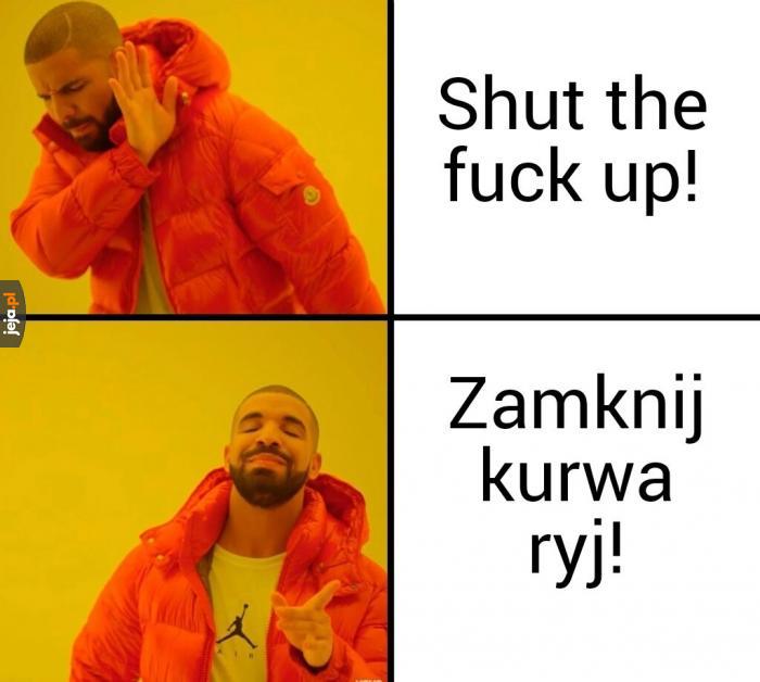 Ta piękna różnica między polskim a angielskim