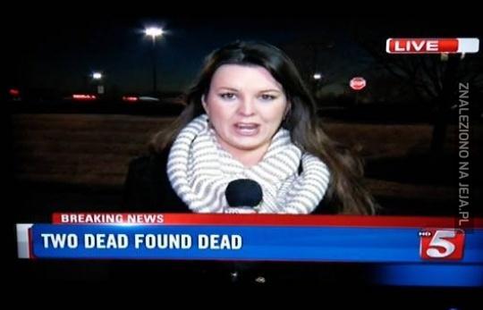 Dwóch martwych znaleziono martwych