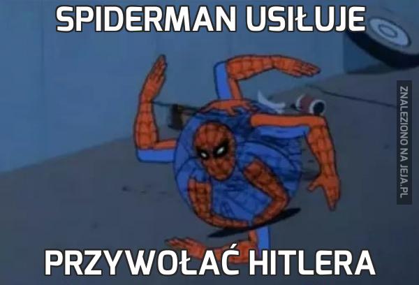 Spiderman usiłuje