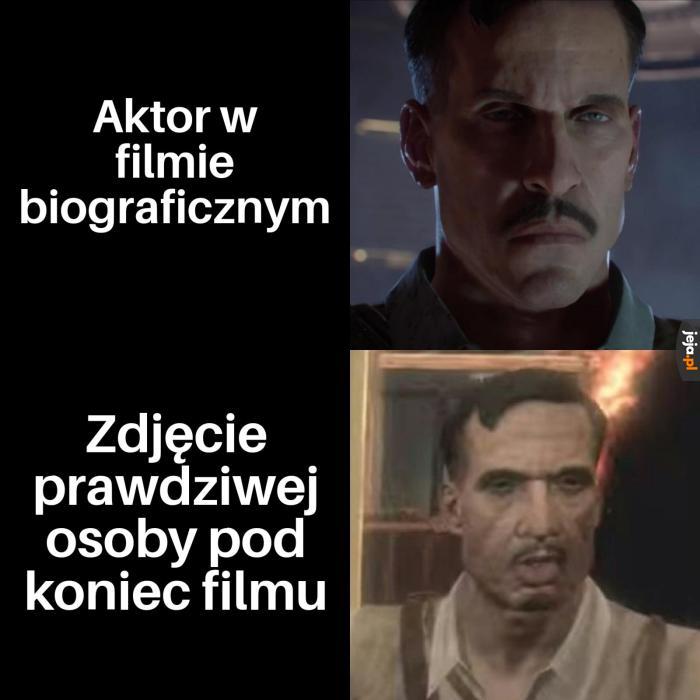 Ha ha, niskiej jakości Niemiec z wąsem