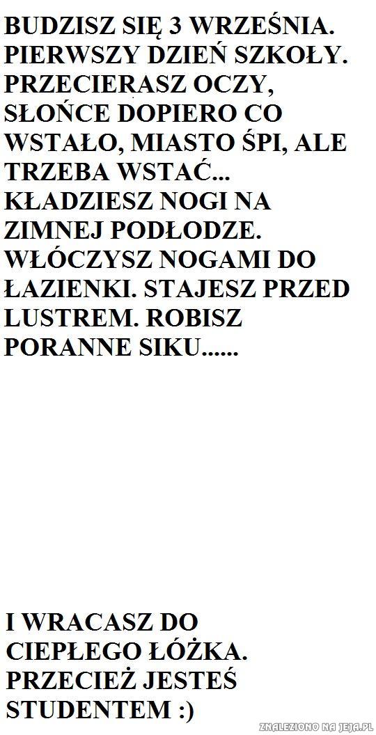 Budzisz się 3 września