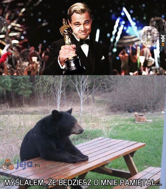 Leo, zapomniałeś podziękować miśkowi!