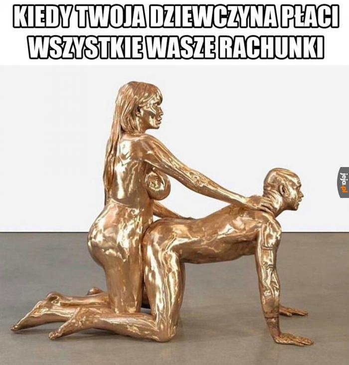 No i kto jest mężczyzną w tym związku?