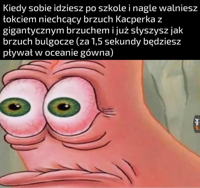 Nie bez powodu w regulaminie szkoły jest żeby uważać na niego