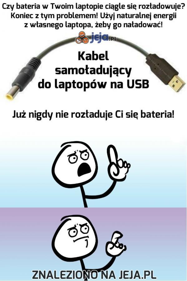 Sposób na rozładowaną baterię w laptopie