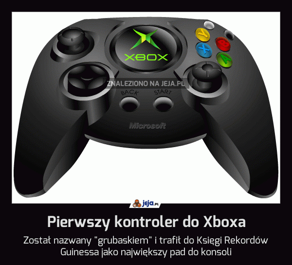 Pierwszy kontroler do Xboxa